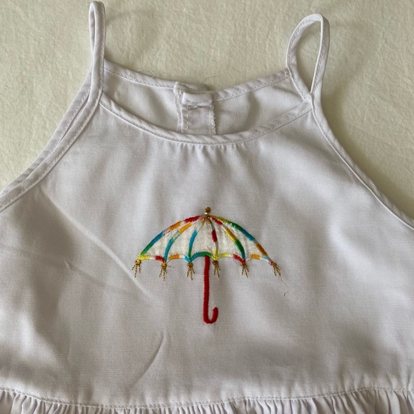 Toddler White Dress - Picture 3 of 4